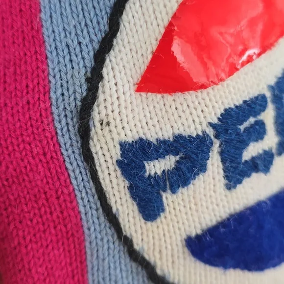 Vintage 1998 Michael Simon Pepsi-Cola Cardigan Size M Collectible - Picture 7 of 13